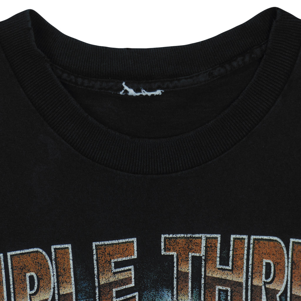 NHL - Philadelphia Flyers Triple Threat T-Shirt 1990s Large Vintage Retro Hockey