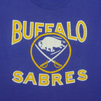 Starter (NHL) - Blue Buffalo Bills Big Logo T-Shirt 1990s X-Large Vintage Retro Hockey