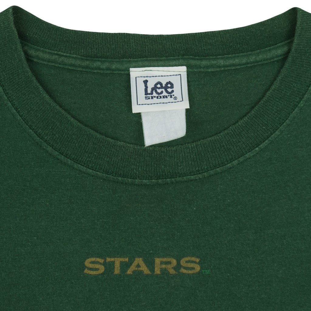 NHL (Lee) - Dallas Stars Big Logo T-Shirt 1990s Large Vintage Retro Hockey
