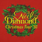Vintage (Delta) - Neil Diamond Christmas Tour T-Shirt 1993 Large Vintage Retro