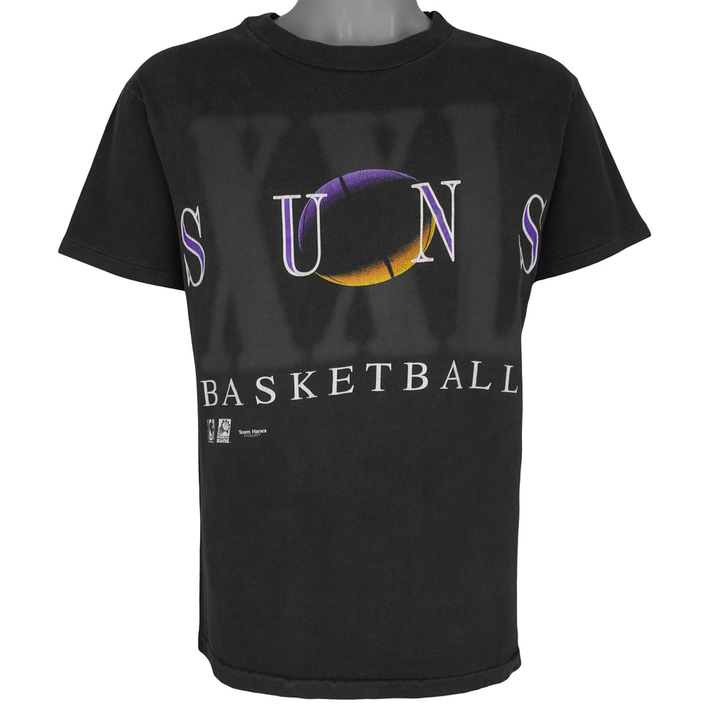 NBA - Phoenix Suns Basketball Single Stitch T-Shirt 1990s Medium Vintage Retro Basketball