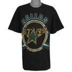 NHL (Logo 7) - Dallas Stars T-Shirt 1990s Large Vintage Retro Hockey