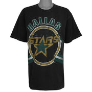 NHL (Logo 7) - Dallas Stars T-Shirt 1990s Large Vintage Retro Hockey