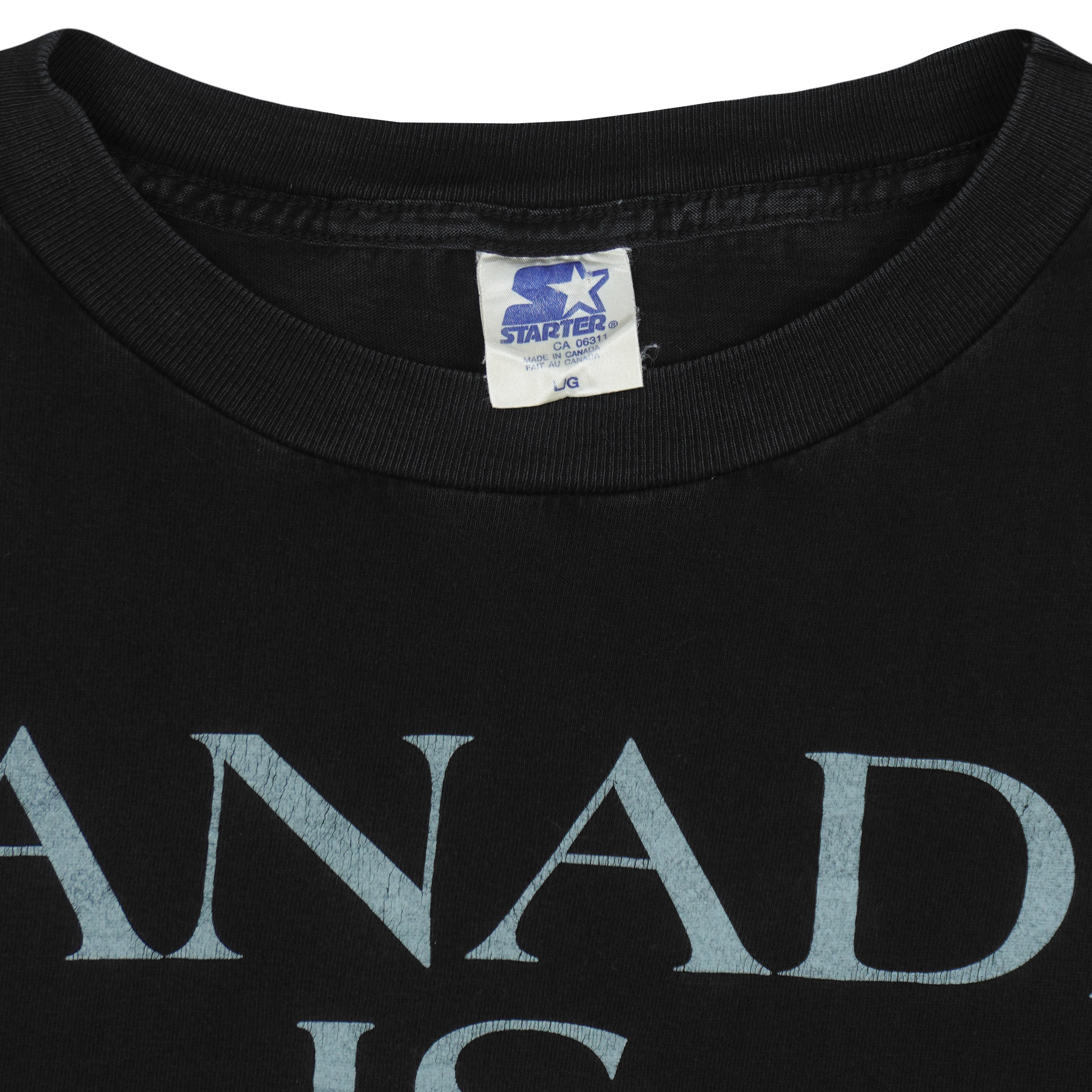 Starter - Canada Is Hockey T-Shirt 1990s Large Vintage Retro