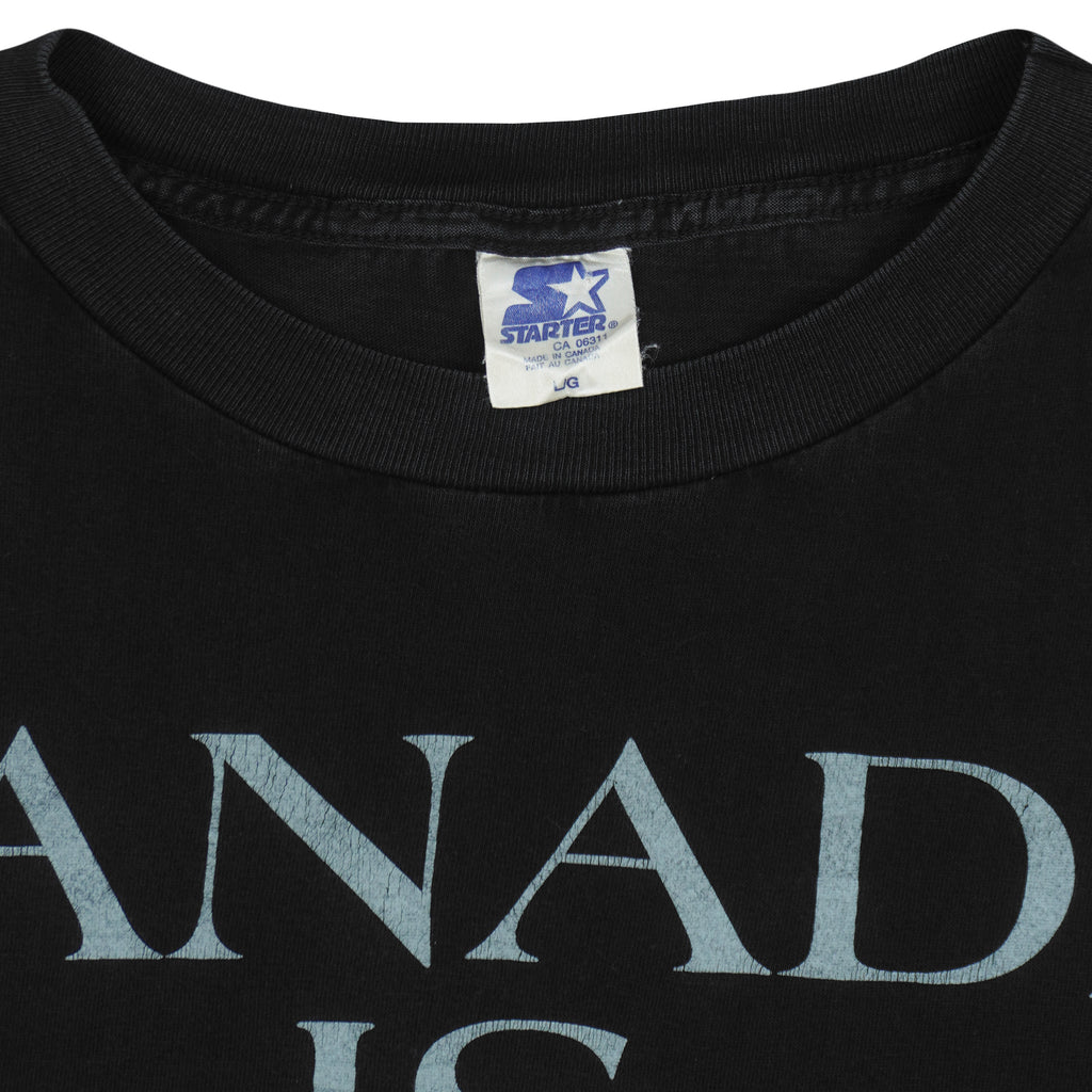 Starter - Canada Is Hockey T-Shirt 1990s Large Vintage Retro
