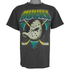 NHL (Salem) - Mighty Ducks of Anaheim Big Logo T-Shirt 1990s Medium Vintage Retro Hockey