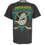 NHL (Salem) - Mighty Ducks of Anaheim Big Logo T-Shirt 1990s Medium