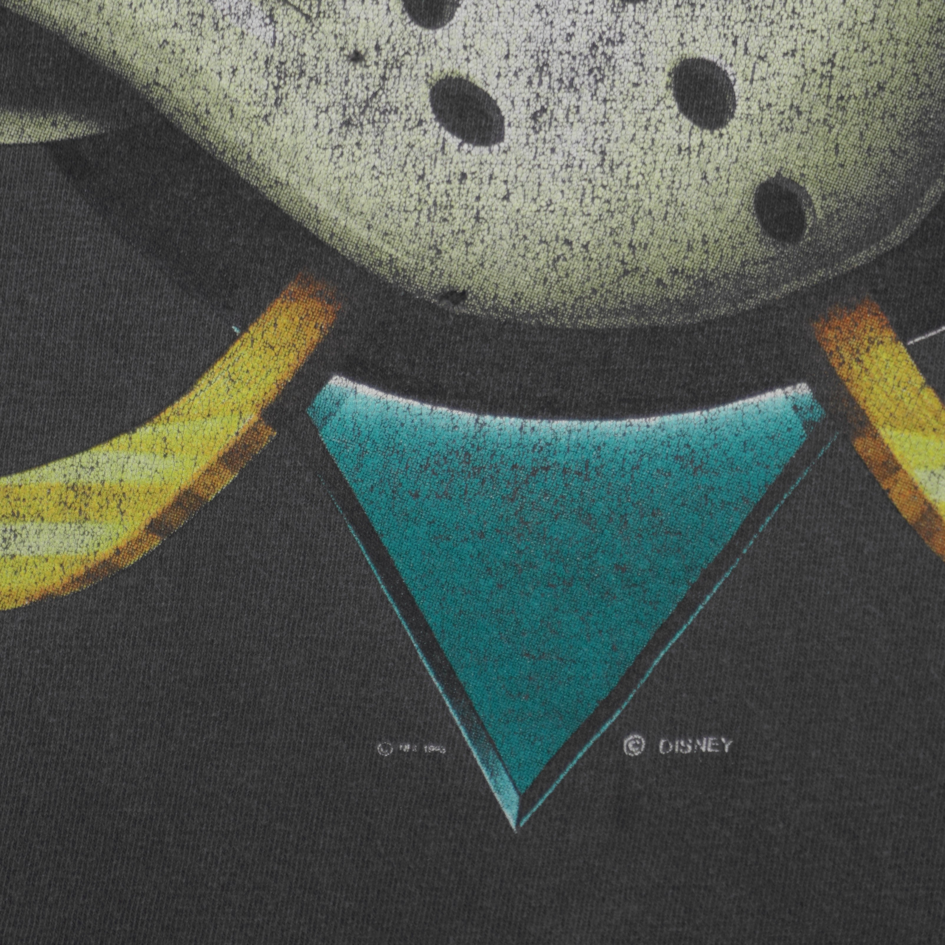 NHL (Salem) - Mighty Ducks of Anaheim Big Logo T-Shirt 1990s Medium Vintage Retro Hockey