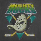 NHL (Salem) - Mighty Ducks of Anaheim Big Logo T-Shirt 1990s Medium Vintage Retro Hockey
