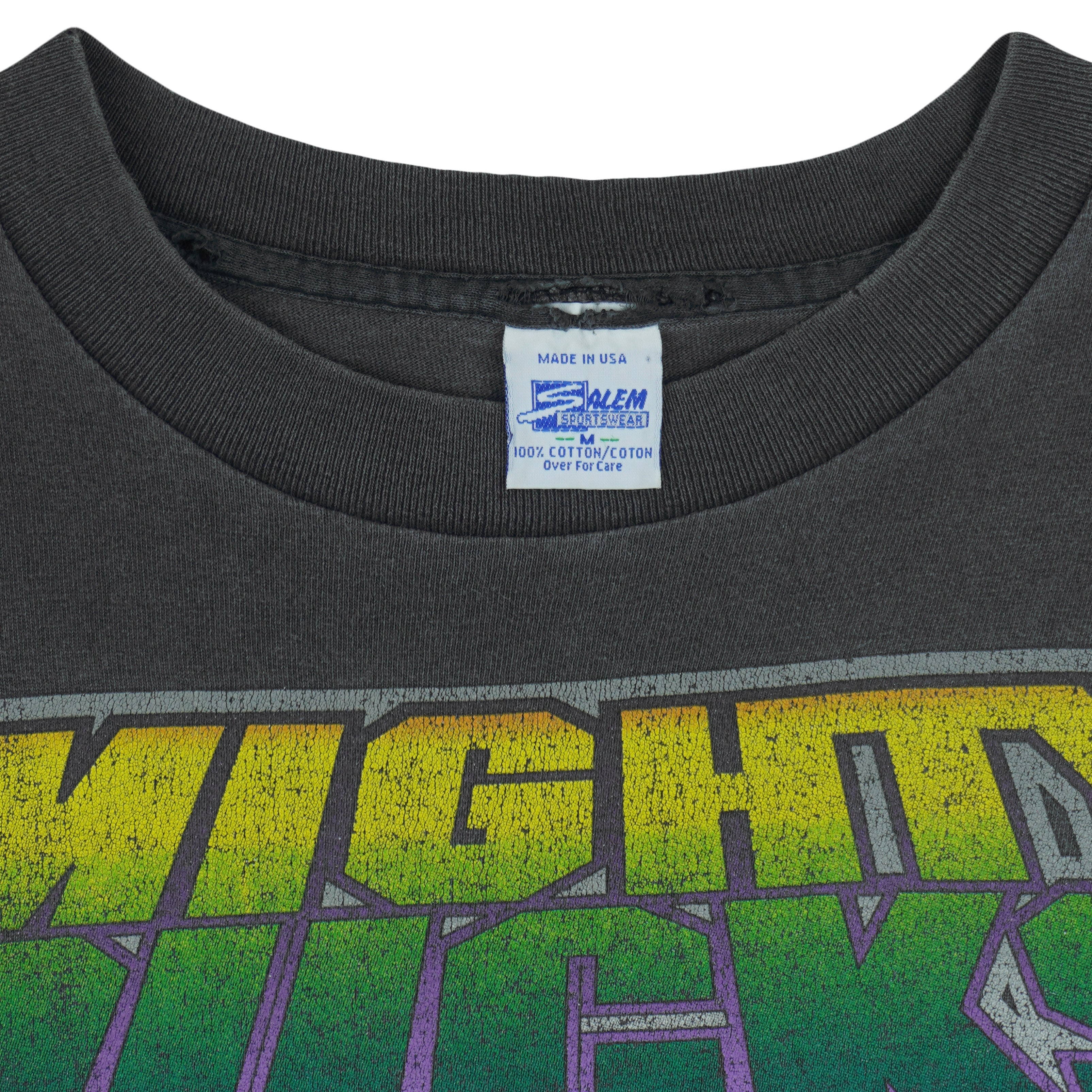 NHL (Salem) - Mighty Ducks of Anaheim Big Logo T-Shirt 1990s Medium Vintage Retro Hockey