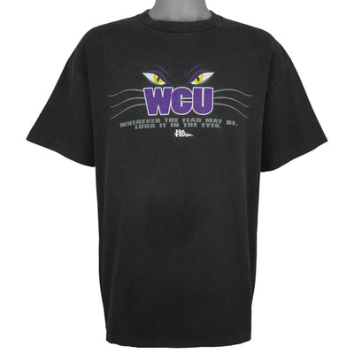NCAA (No Fear) - WCU Paws the Catamount Single Stitch T-Shirt 1990s X-Large