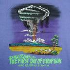 Vintage - Mt. Pinatubo The First Day of Eruption T-Shirt 1991 Large Vintage Retro