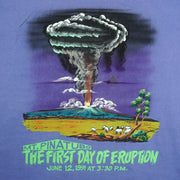 Vintage - Mt. Pinatubo The First Day of Eruption T-Shirt 1991 Large Vintage Retro