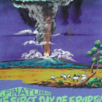 Vintage - Mt. Pinatubo The First Day of Eruption T-Shirt 1991 Large Vintage Retro