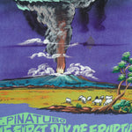 Vintage - Mt. Pinatubo The First Day of Eruption T-Shirt 1991 Large Vintage Retro