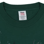 Vintage (Stand Out) - Wolf Animal Print T-Shirt 1995 Large Vintage Retro