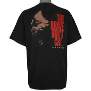 Vintage (No Fear) - The Brave Don’t Cry T-Shirt 1990s X-Large Vintage Retro