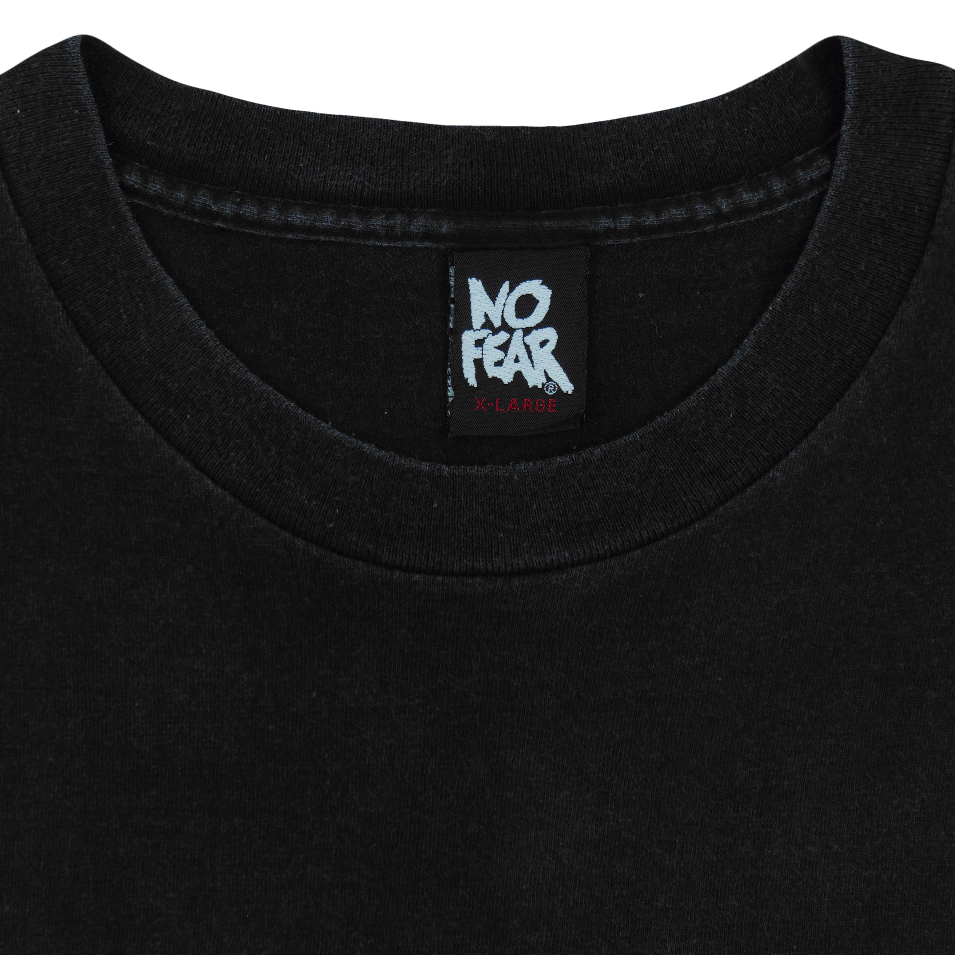 Vintage (No Fear) - The Brave Don’t Cry T-Shirt 1990s X-Large Vintage Retro