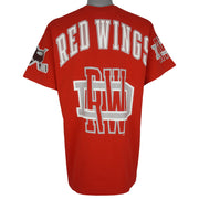 NHL (Pro Player) - Detroit Red Wings Big Logo T-Shirt 1990s Large Vintage Retro Hockey