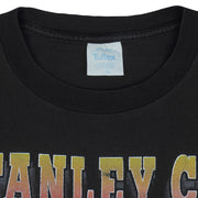 NHL (Tultex) - Stanley Cup Penguins Vs Blackhawks T-Shirt 1992 Large Vintage Retro Hockey