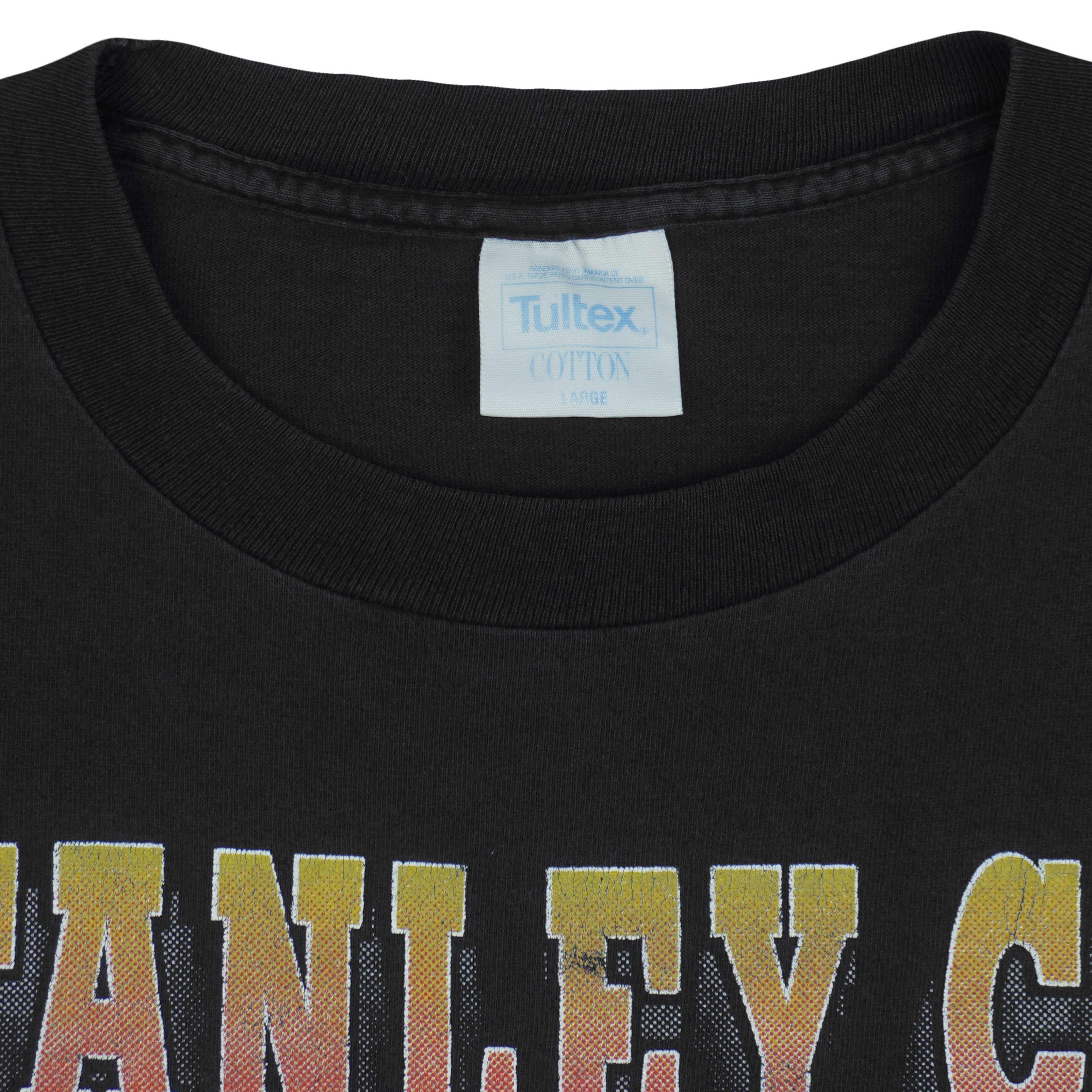 NHL (Tultex) - Stanley Cup Penguins Vs Blackhawks T-Shirt 1992 Large Vintage Retro Hockey