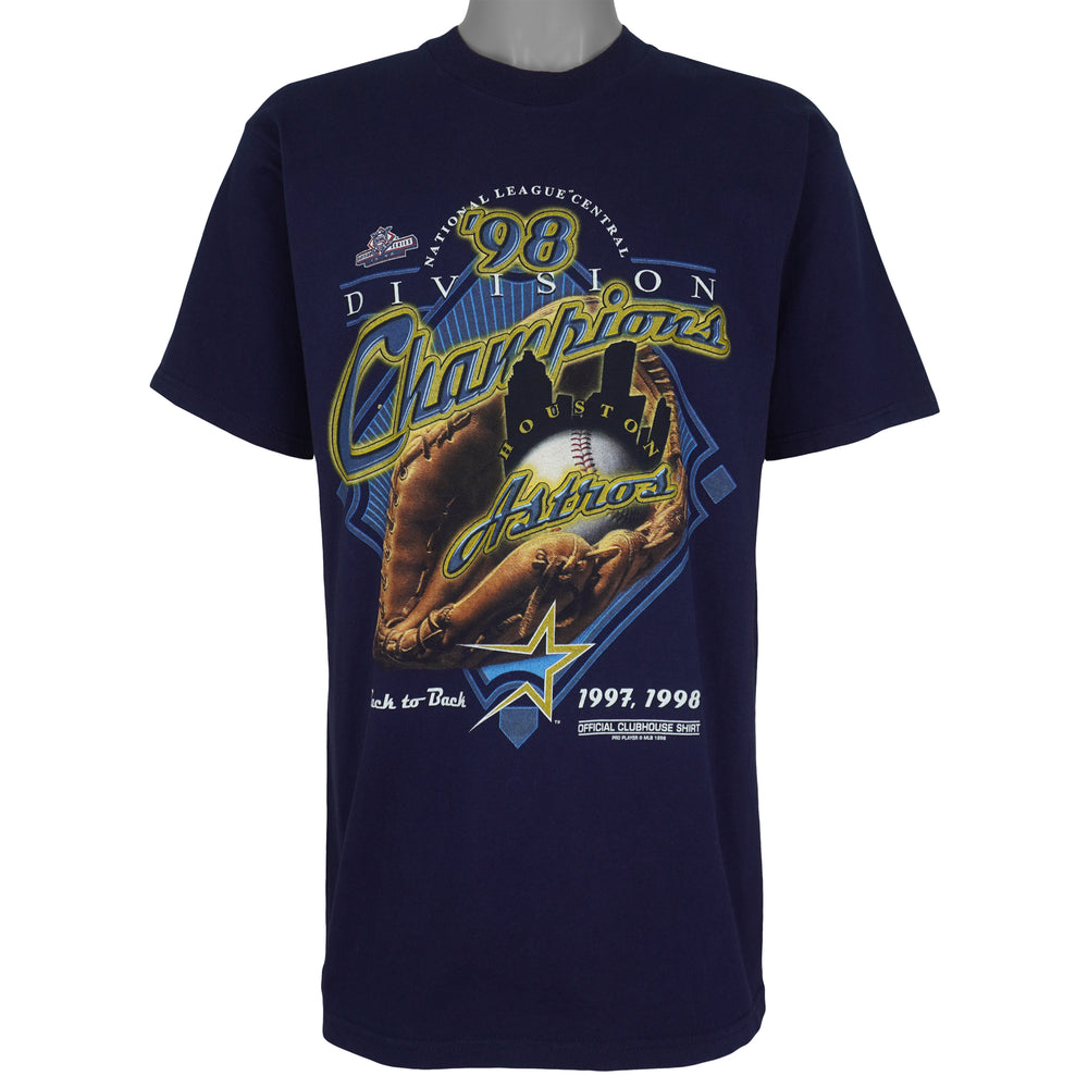 MLB (Pro Player) - Houston Astros Division Champions T-Shirt 1998 Medium Vintage Retro Baseball