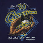 MLB (Pro Player) - Houston Astros Division Champions T-Shirt 1998 Medium Vintage Retro Baseball