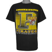 MLB (Logo 7) - Pittsburgh Pirates Baseball T-Shirt 1997 Large Vintage Retro Baseball