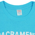 NFL (Caribbean Dream) - Sacramento Surge Football Break Out T-Shirt 1990s X-Large Vintage Retro Football