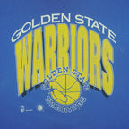 NBA (Hanes) - Golden State Warriors Single Stitch T-Shirt 1990s XX-Large Vintage Retro Basketball
