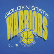 NBA (Hanes) - Golden State Warriors Single Stitch T-Shirt 1990s XX-Large Vintage Retro Basketball