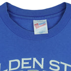NBA (Hanes) - Golden State Warriors Single Stitch T-Shirt 1990s XX-Large Vintage Retro Basketball