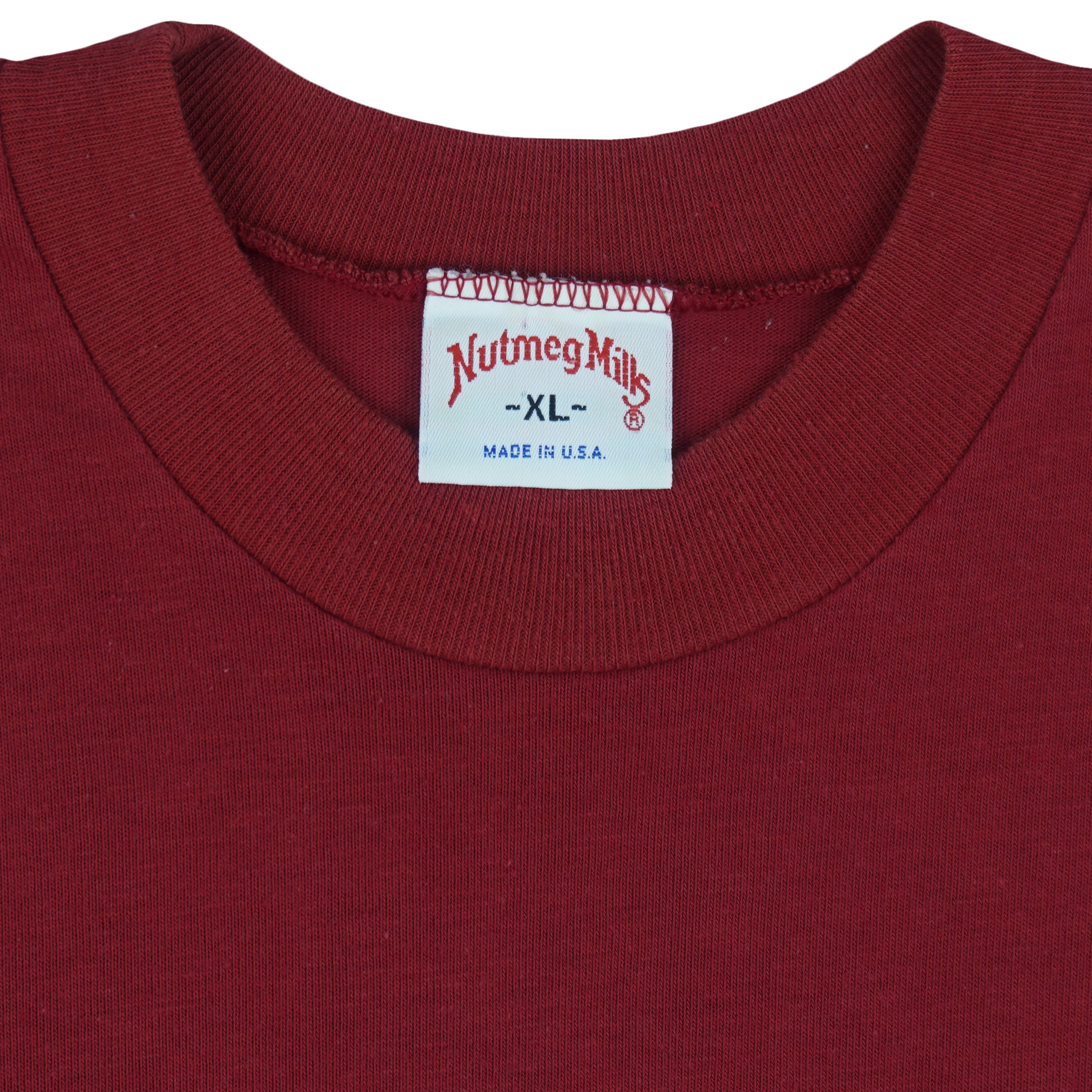 NCAA (Nutmeg Mills) - Alabama Crimson Tide Embroidered T-Shirt 1990s X-Large Vintage Retro