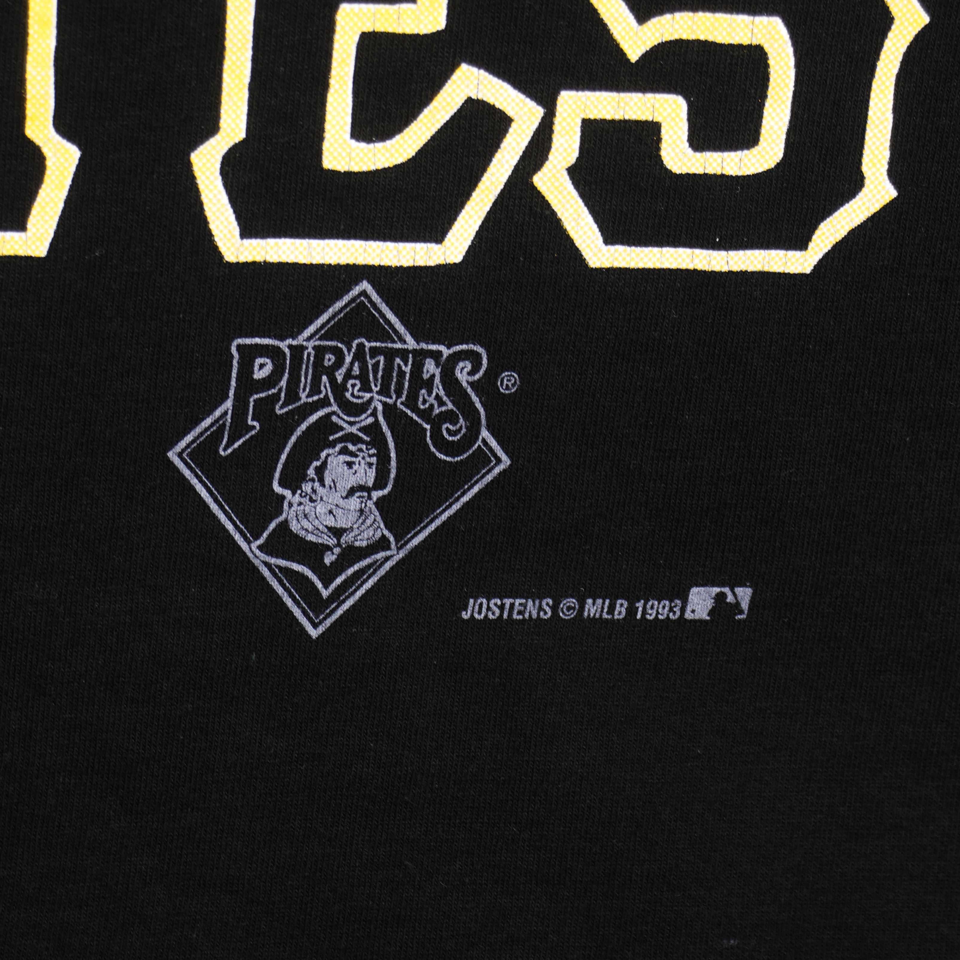 MLB (Fruit Of The Loom) - Pittsburgh Pirates Baseball T-Shirt 1993 Large Vintage Retro Baseball