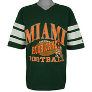 NCAA (Logo 7) - Miami Hurricanes Football Jersey 1990s Large Vintage Retro