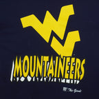 NCAA (The Game) - West Virginia Mountaineers Big Spell-Out T-Shirt 1990s X-Large Vintage Retro