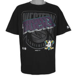 Starter (NHL) - Anaheim Mighty Ducks Western Conference T-Shirt 1994 Large Vintage Retro Hockey