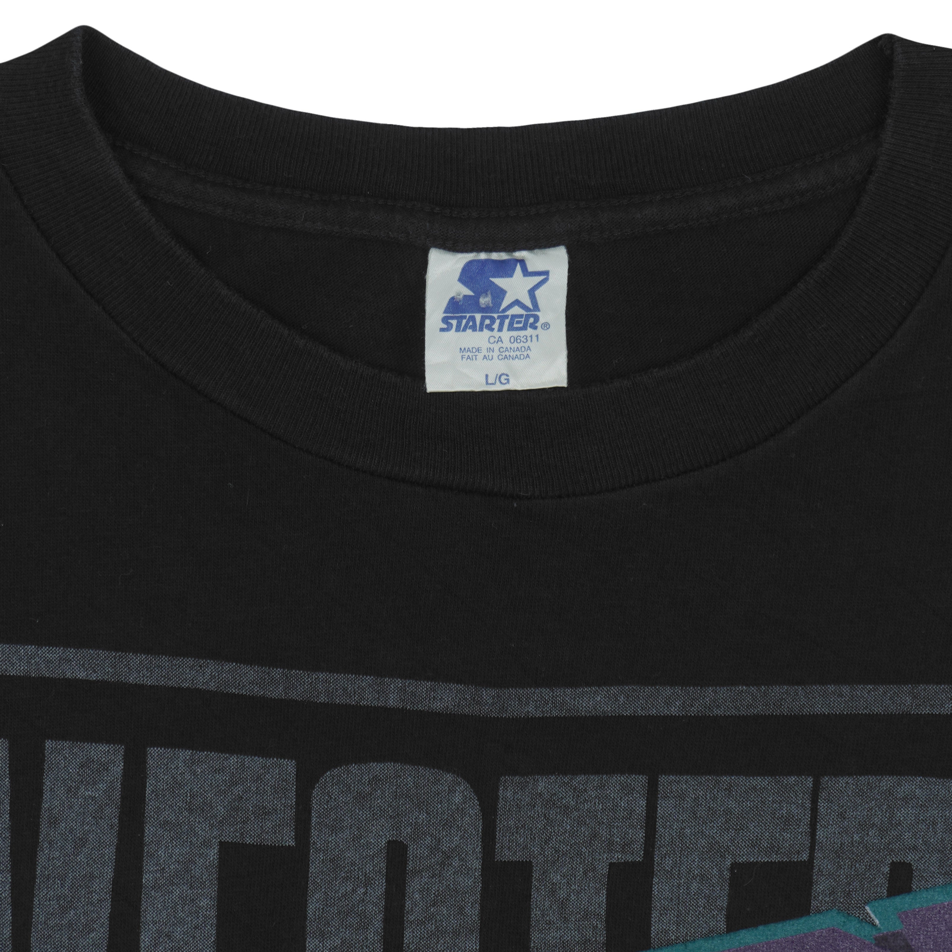 Starter (NHL) - Anaheim Mighty Ducks Western Conference T-Shirt 1994 Large Vintage Retro Hockey