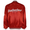 Budweiser - King Of Beers Button-Up Satin Jacket 1980s Medium Vintage Retro