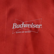 Budweiser - King Of Beers Button-Up Satin Jacket 1980s Medium Vintage Retro