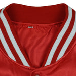 Budweiser - King Of Beers Button-Up Satin Jacket 1980s Medium Vintage Retro