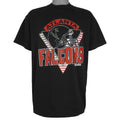 NFL (Trench) - Atlanta Falcons Helmet T-Shirt 1990s X-Large Vintage Retro Football