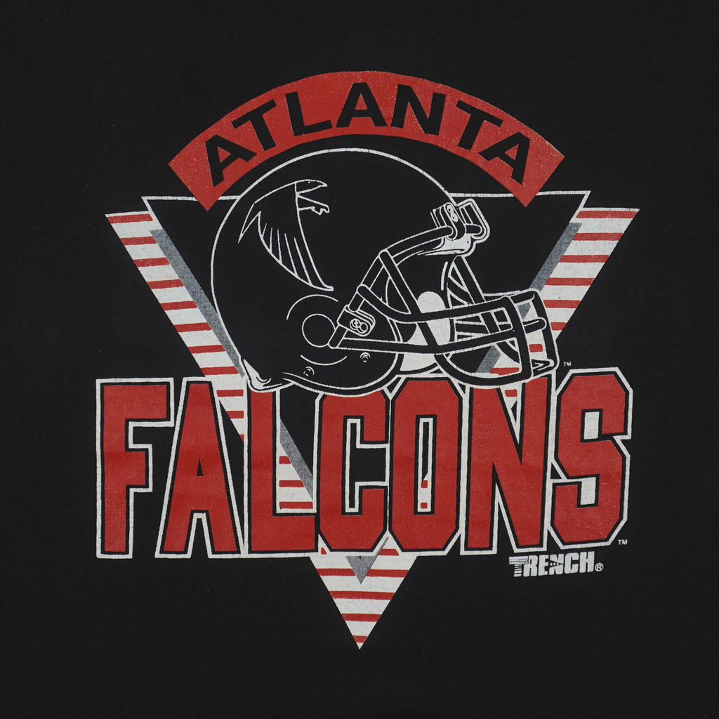 NFL (Trench) - Atlanta Falcons Helmet T-Shirt 1990s X-Large Vintage Retro Football