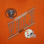 NCAA - Tennessee Volunteers Sugar Bowl Spell-Out T-Shirt 1991 Medium Vintage Retro