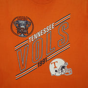 NCAA - Tennessee Volunteers Sugar Bowl Spell-Out T-Shirt 1991 Medium Vintage Retro