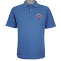 MLB (Logo 7) - New York Mets Embroidered Polo T-Shirt 1980s Large Vintage Retro Baseball