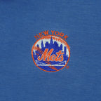 MLB (Logo 7) - New York Mets Embroidered Polo T-Shirt 1980s Large Vintage Retro Baseball