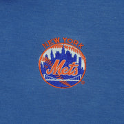 MLB (Logo 7) - New York Mets Embroidered Polo T-Shirt 1980s Large Vintage Retro Baseball