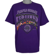 NFL (Gildan) - Baltimore Ravens Purple Sunday Festivus Maximus T-Shirt 2001 X-Large Vintage Retro Football