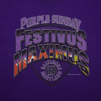 NFL (Gildan) - Baltimore Ravens Purple Sunday Festivus Maximus T-Shirt 2001 X-Large Vintage Retro Football
